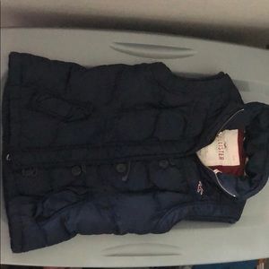 Navy Hollister Vest